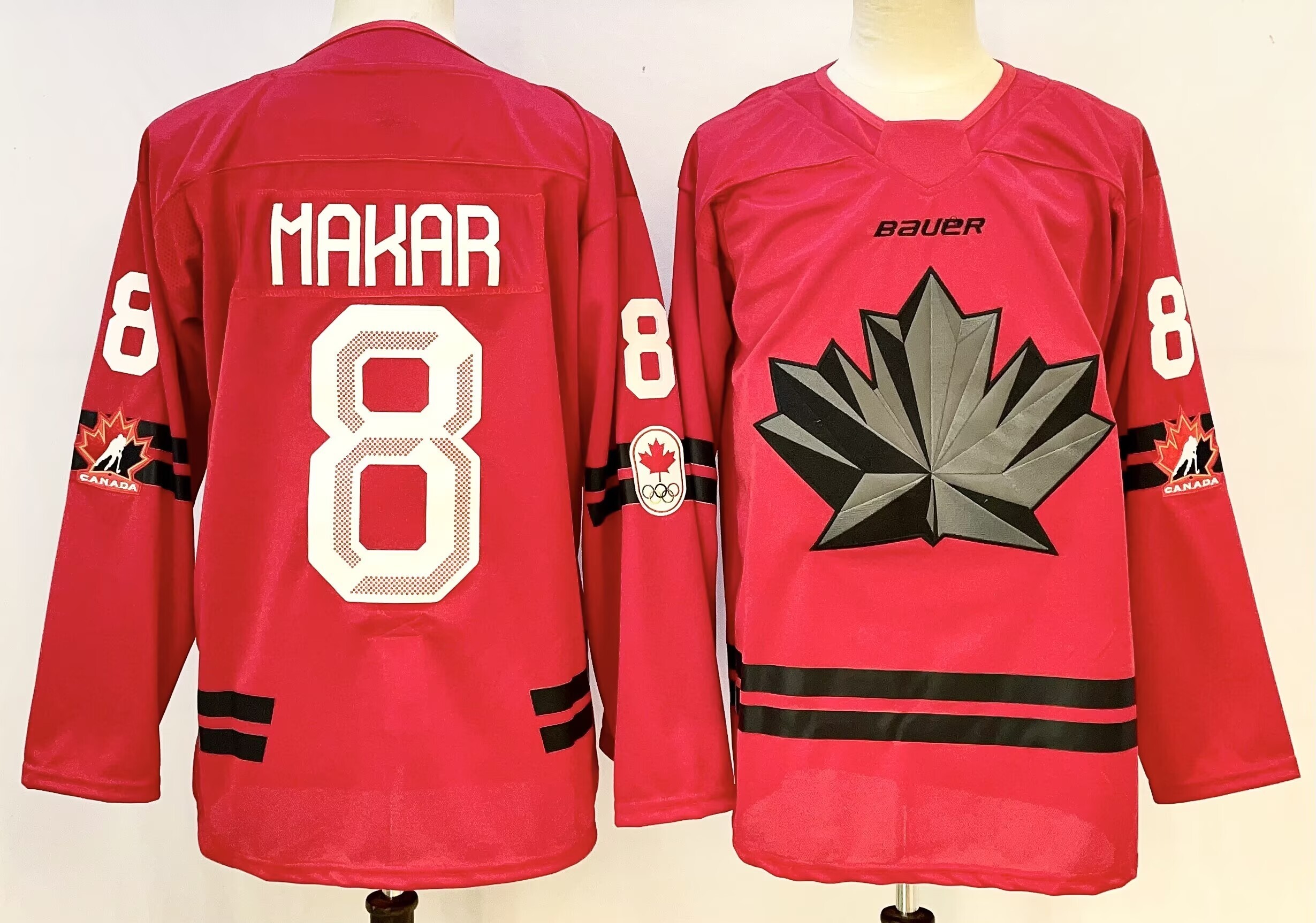 Men Canada Olympic #8 Hakar Red adidas 2026 NHL  jersey->more nhl jerseys->NHL Jersey